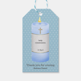 Holy Communion Thank You * Choose background colou Gift Tags