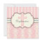 Holy Confirmation Vintage Pink Damask Invitation