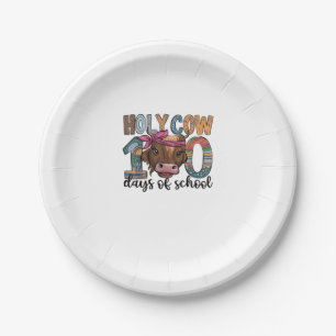 Holy Cow 100 Days Of School 100th Day Smarter Teac Paper Plate