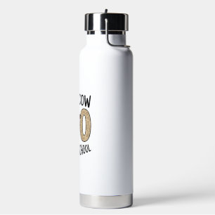 Holy Cow 100 Days of School Vintage Cow Shirt Desi Water Bottle