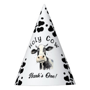 Holy Cow 1st Birthday Party Hat