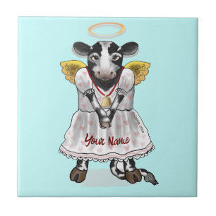 Holy Cow  Angel   Ceramic Tile