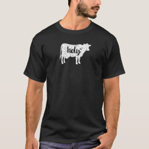 Holy Cow Animal Humour Cow Pun T-Shirt