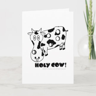 Holy Cow! Birthday Card