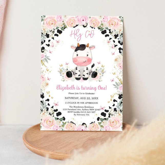 Holy Cow Birthday Invitation (Creator Uploaded)