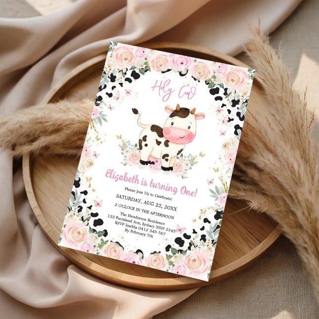 Holy Cow Birthday Invitation (Creator Uploaded)