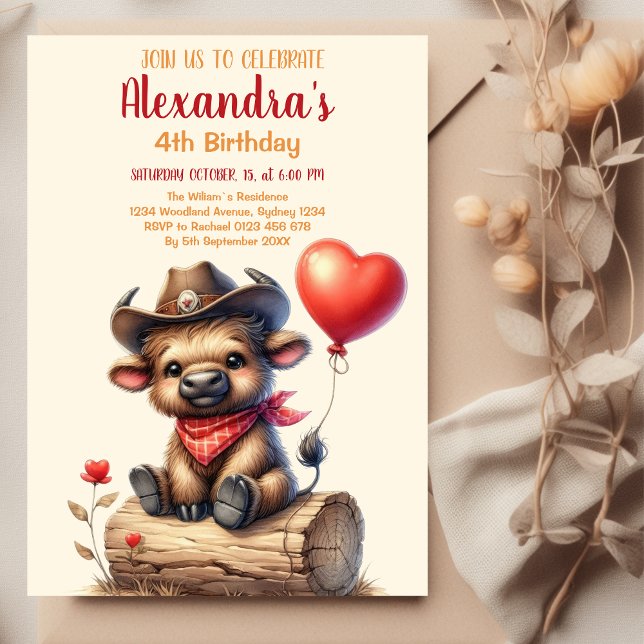 Holy Cow Birthday  Invitation (Creator Uploaded)