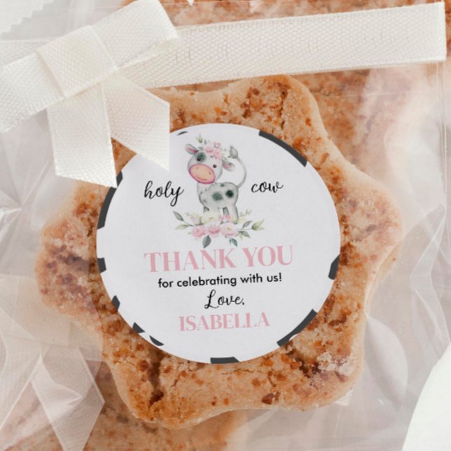 Holy Cow Birthday Sticker Labels (Creator Uploaded)