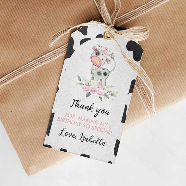 Holy Cow Birthday Thank You Tag (Creator Uploaded)