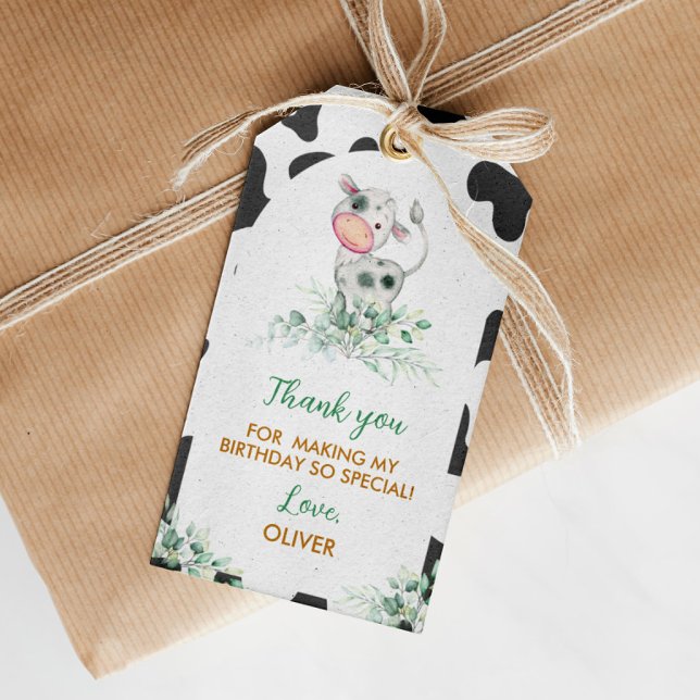 Holy Cow Birthday Thank You Tag (Creator Uploaded)