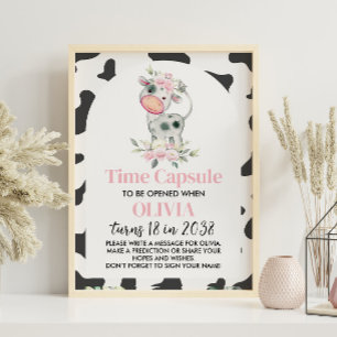 Holy Cow Birthday Time Capsule sign