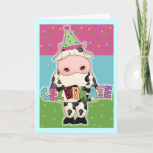 Holy Cow Celebrate Birthday Card