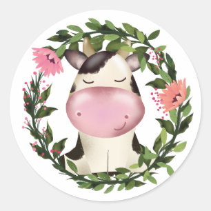 Holy Cow! Classic Round Sticker