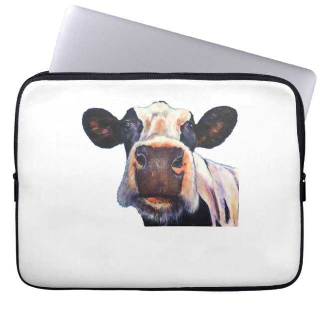 Holy Cow Classic T-Shirt Laptop Sleeve (Front)