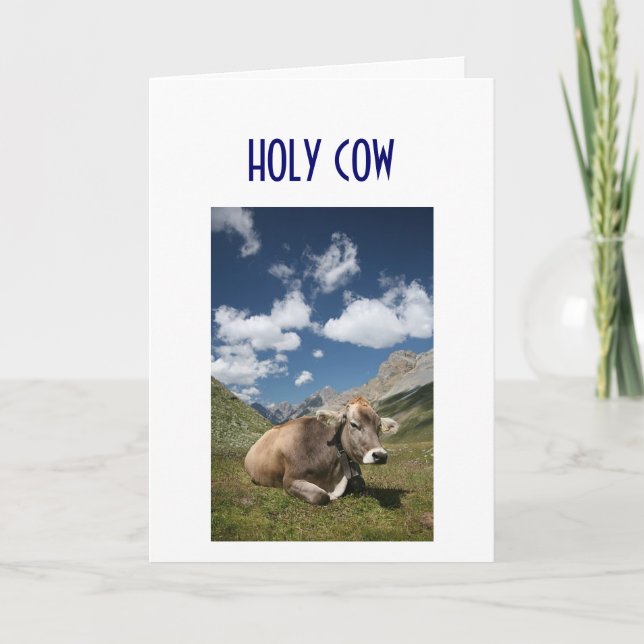 HOLY COW DO I LOVE YOU! CARD (Front)