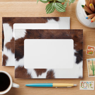 Holy Cow! envelope barnyard