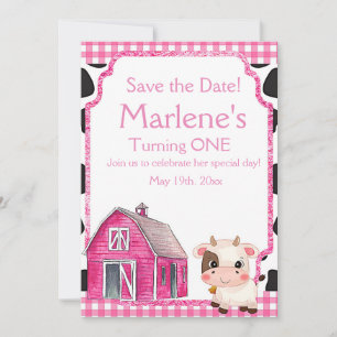 Holy Cow First Birthday    Save The Date