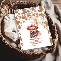 Holy Cow Highland Cow Diapper Raffle
