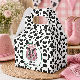 Holy Cow I’m One Cowgirl 1st Birthday Party Favour Box