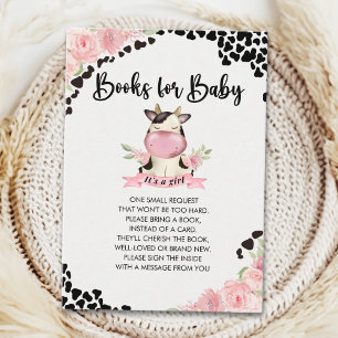 Holy Cow It's a Girl Cow Enclosure Card