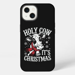 Holy Cow It's Christmas Funny Cow Lover Farm iPhone 13 Case