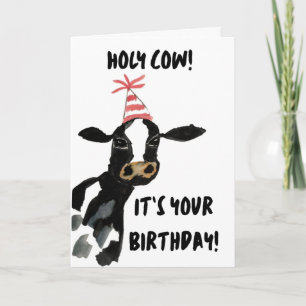 Holy Cow! It's Your Birthday Card