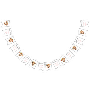 Holy Cow Jersey Cow Floral Girl's Birthday Bunting