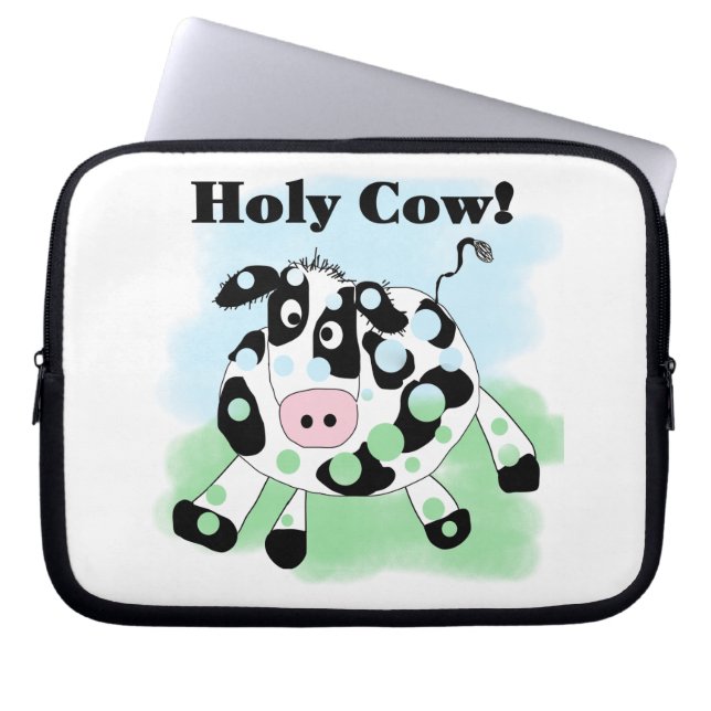 Holy Cow Laptop Sleeve (Front)