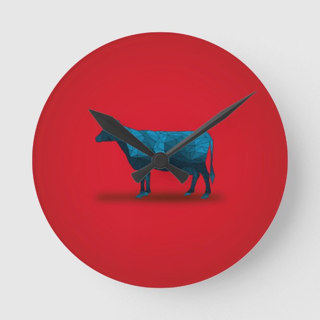 Holy Cow... No.1 Farm Series Round Clock (Front)