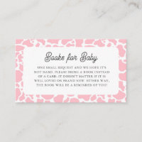Holy Cow Pink Boho Baby Shower Books for Baby