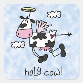 Holy Cow! Square Sticker