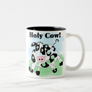 Holy Cow Two-Tone Coffee Mug