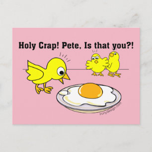 Holy Crap! Pete, is that you? Pink Postcard