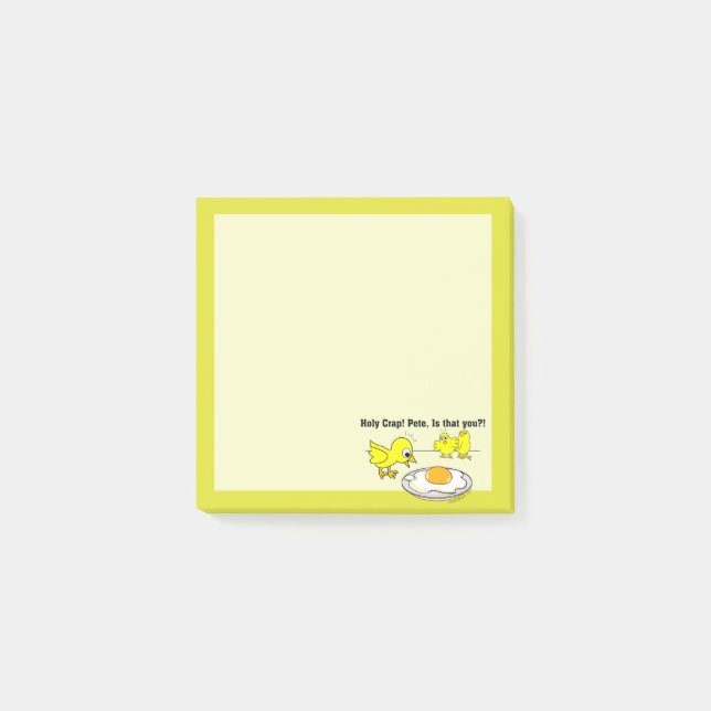 Holy Crap Pete is that you Post-it Notes (Front)