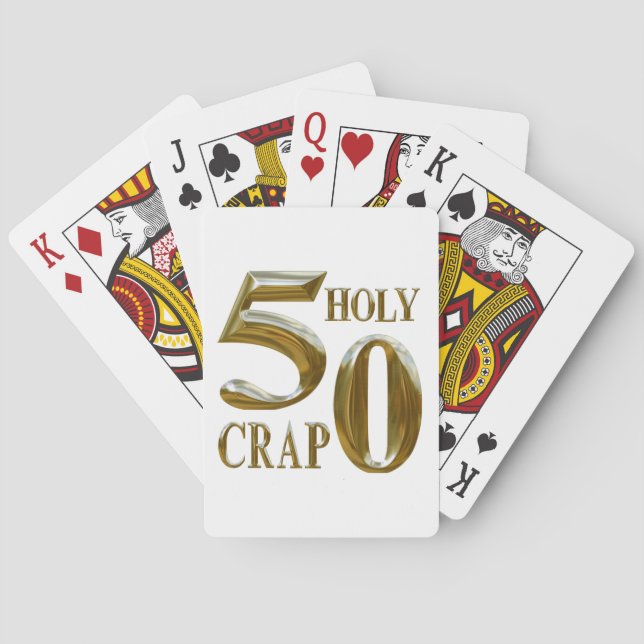 Holy Crap Playing Cards (Back)