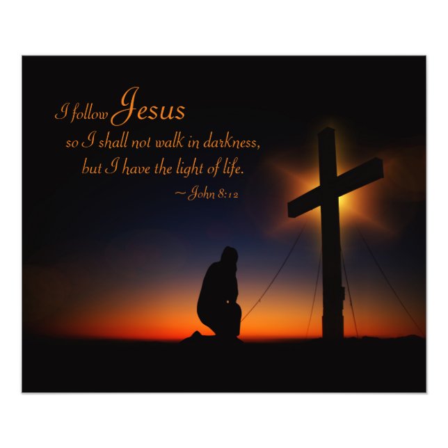 Holy Cross at Sunset (Personalise) Photo Print (Front)