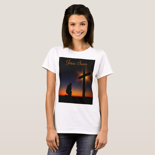 Holy Cross at Sunset (Personalise) T-Shirt (Front Full)