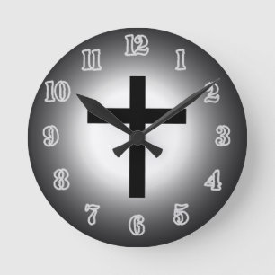 Holy Cross Clock. Round Clock