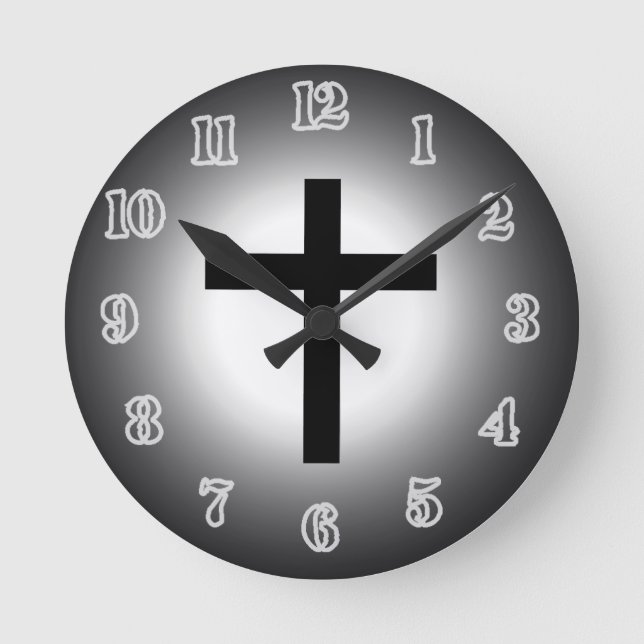 Holy Cross Clock. Round Clock (Front)