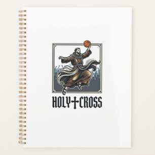 Holy Cross Vintage Basketball Religious Shirt Planner