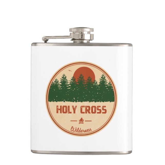 Holy Cross Wilderness Colorado Hip Flask (Front)