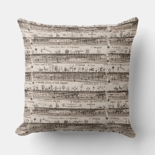 Holy Days and Saints' Days Antique Calendar Cushion