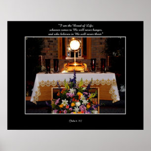 HOLY EUCHARIST - HOLY COMMUNION POSTER