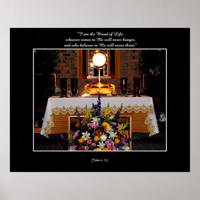 HOLY EUCHARIST - HOLY COMMUNION POSTER (Front)