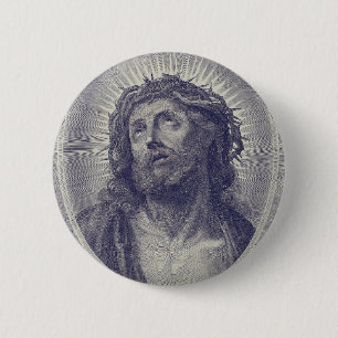 Holy Face of Jesus 6 Cm Round Badge