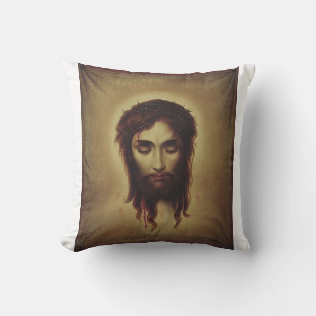 Holy Face of Jesus Christ Cushion (Front)