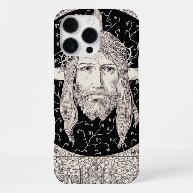 Holy Face of Jesus Christ iPhone Case (Back)