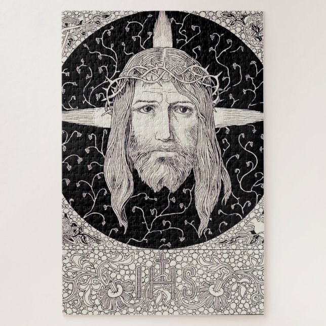 Holy Face of Jesus Christ Jigsaw Puzzle (Vertical)