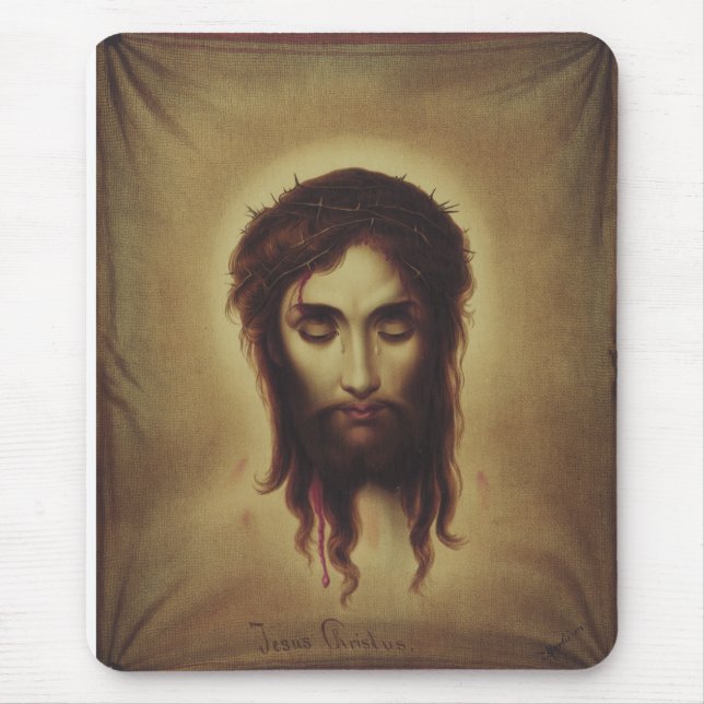 Holy Face of Jesus Christ Mouse Pad (Front)