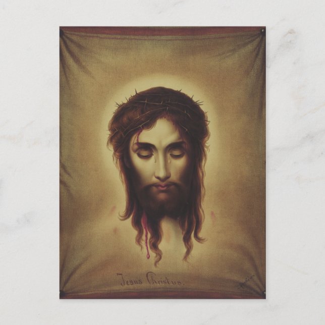 Holy Face of Jesus Christ Postcard (Front)